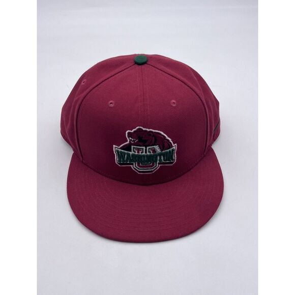 Nike Washington‎ University Hat Cap Snapback Red/Green Bears St.Louis - Picture 1 of 11